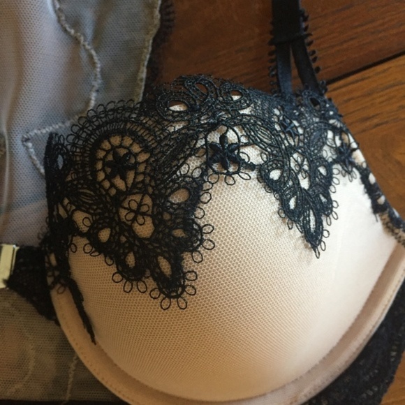 Victoria's secret | dream angels racerback bra black and cream - Picture 5 of 7